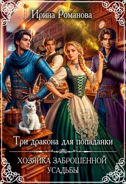 Три дракона для попаданки. Хозяйка заброшенной усадьбы / Ирина Романова
